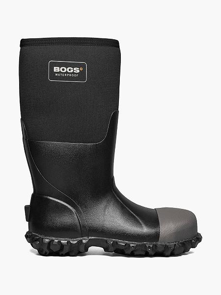 BOGS Boots Deutschland - Mesa Steel Toe Farmstiefel Herren Schwarz DE41897